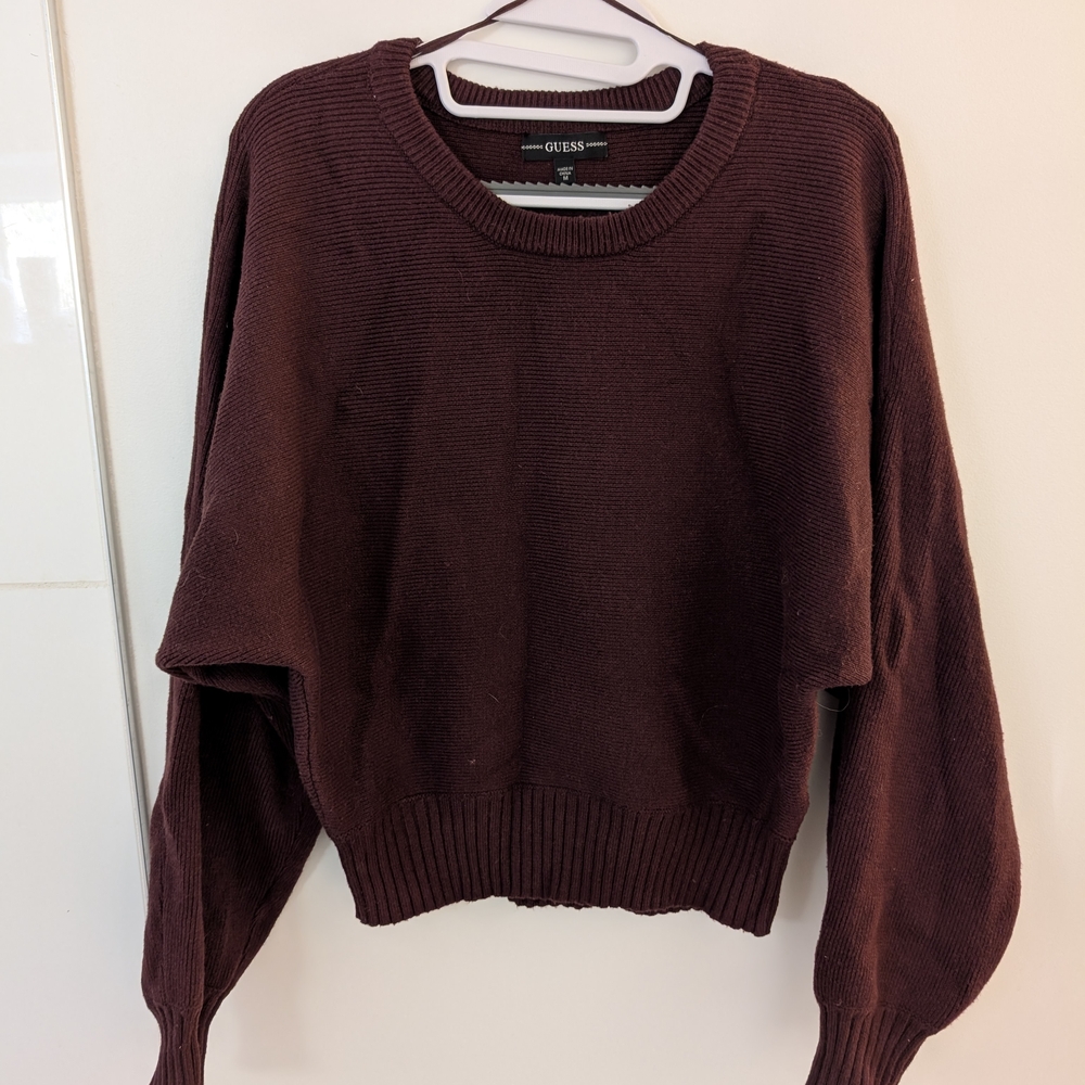 Guess Brown Knit Sweater
